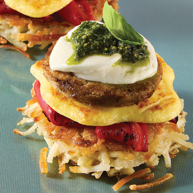 Breakfast Potato & Egg Haystacks Recipe