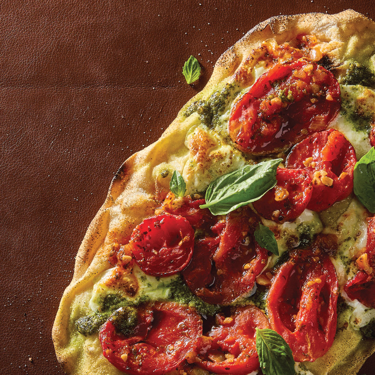Balsamic & Herb Marinated Tomato Flat Bread
