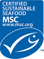 Certified sustainable seafood MSC