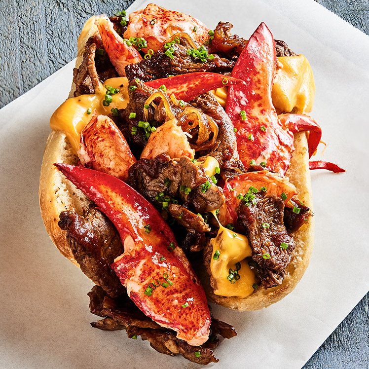 Slapfish and Nathan’s Lobster Cheesesteak