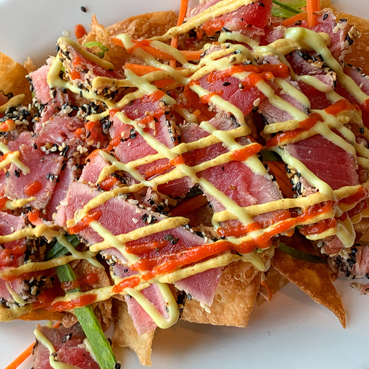 Ahi Nachos