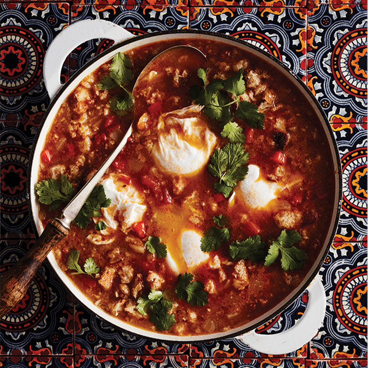 Summer Acorda (Bread Soup with Egg)