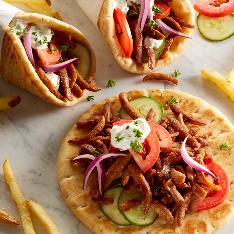 Plant-Based* Pork Gyros
