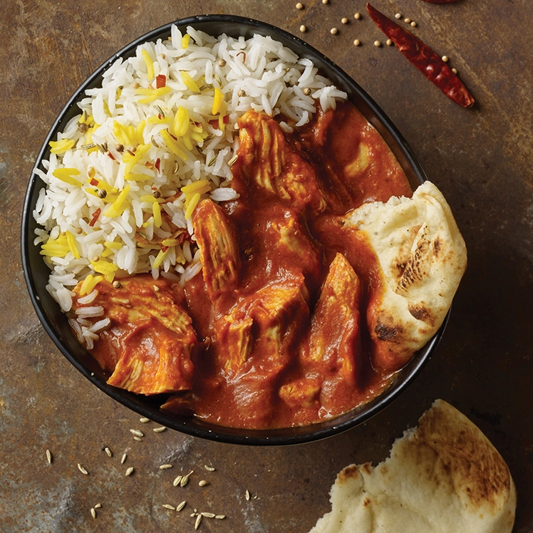 Indian Curry Chicken Rice Bowl
