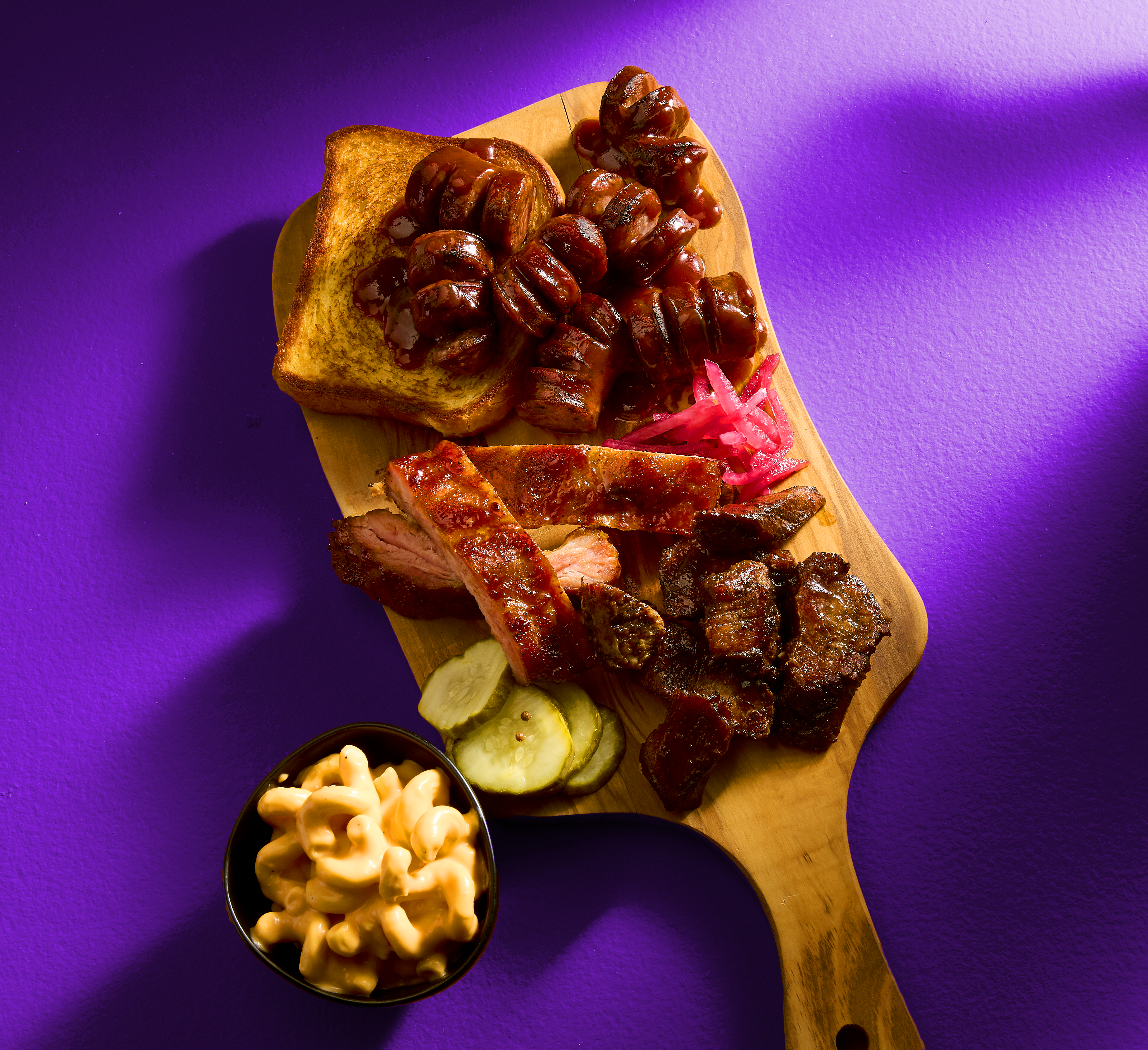 Black Forest Bacon Sausage BBQ Board