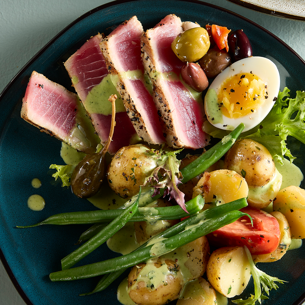 Fresh Nicoise Salad with Sous Vide Potatoes