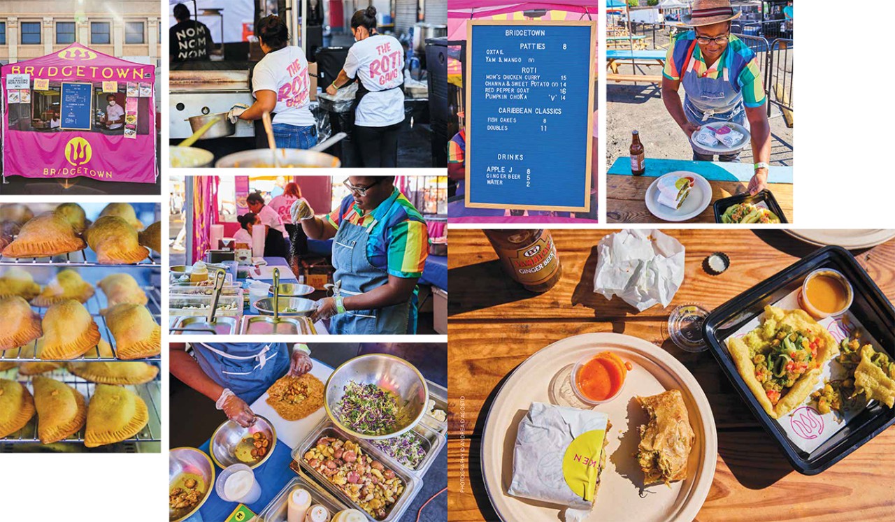 In Los Angeles, Bridgetown Roti takes orders in advance for its weekend-only popup specializing in Caribbean-inspired street food.