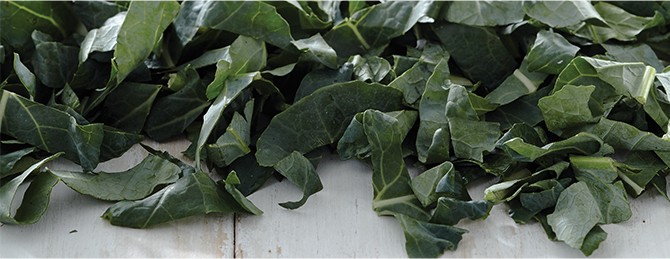 Serve good brocoli leaves
