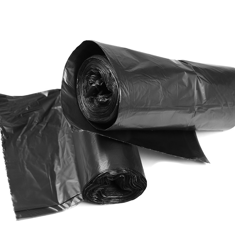 Noramco R386017K 55 Gallon Black Trash Bag Liners, Coreless