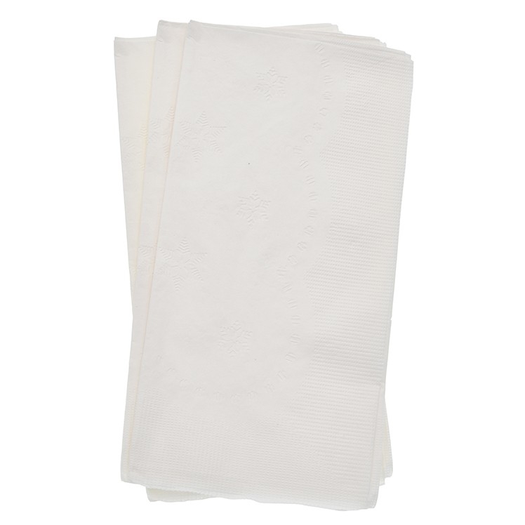 Craft and Party 1 Dozen 17 100 Polyester Napkin White